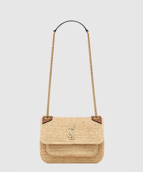 [SAINT LAURENT-생로랑]라피아 소재 NIKI 미니 838536