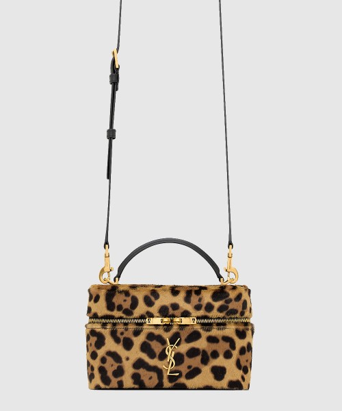 [SAINT LAURENT-생로랑]포니 헤어 가죽 소재 GABY 배니티 백 798098