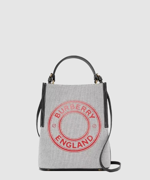 [BURBERRY-버버리]그래픽 캔버스 버킷백 스몰 80368221