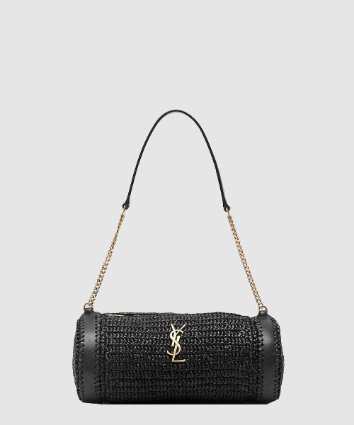 [SAINT LAURENT-생로랑]라피아 스몰 원통형백 744504