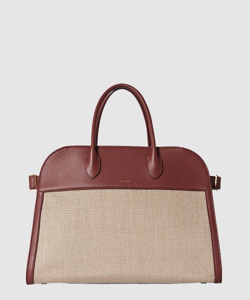 [THE ROW-더로우]소프트 마고 15 캔버스 레더백 W1255W