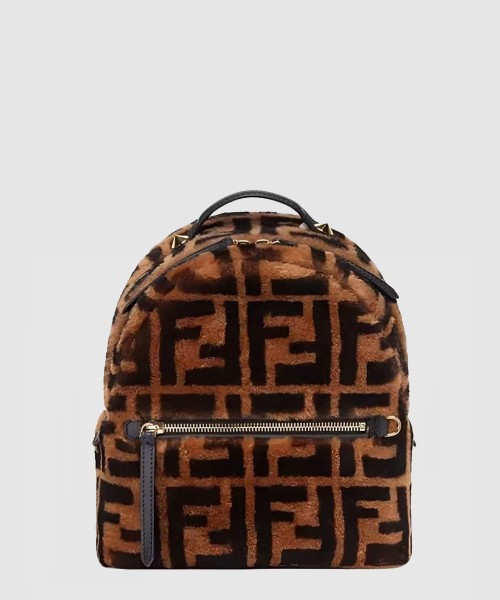 [FENDI-펜디]울 스팽글 가죽 백팩 8BZ038
