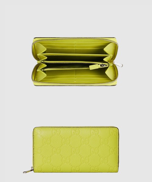 [GUCCI-구찌]임프린트 집 어라운드 지갑 GG 가죽 835003