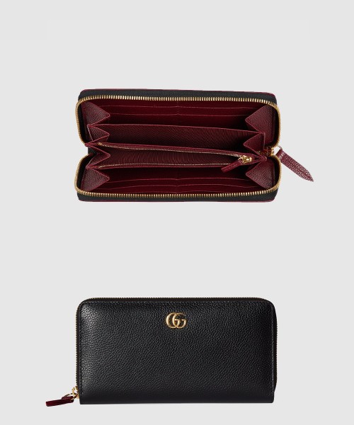 [GUCCI-구찌]GG 마몽 바이컬러 지퍼 지갑 456117