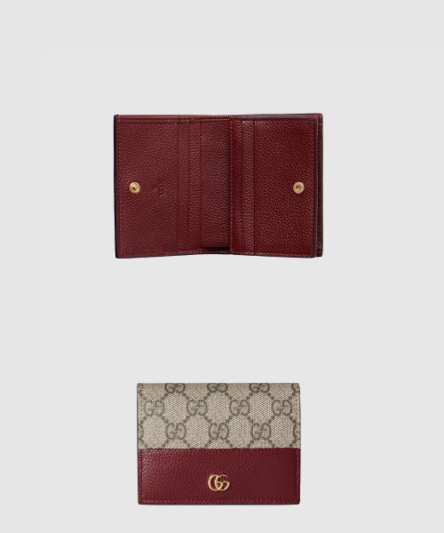 [GUCCI-구찌]GG 마몽 바이컬러 미니 지갑 841358