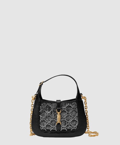 [GUCCI-구찌]재키 1961 GG 크리스탈 미니백 675799