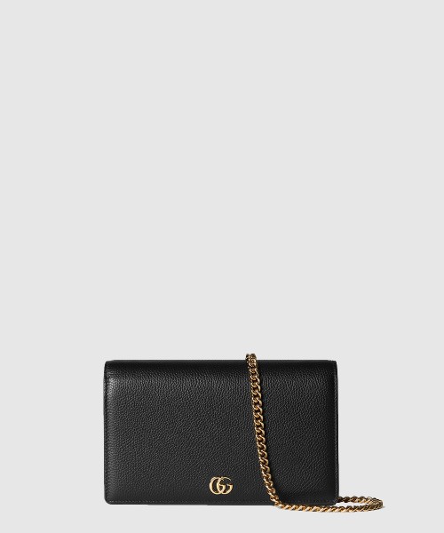 [GUCCI-구찌]GG 마몽 체인 달린 지갑 497985