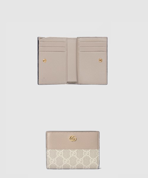[GUCCI-구찌]GG 마몽 바이컬러 스몰 지갑 ‎841360