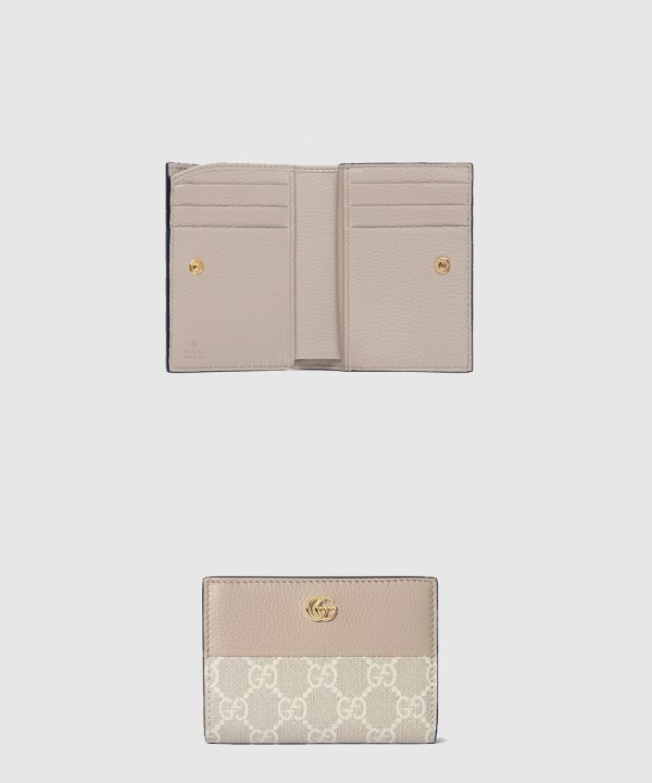 [GUCCI-구찌]GG 마몽 바이컬러 스몰 지갑 ‎841360