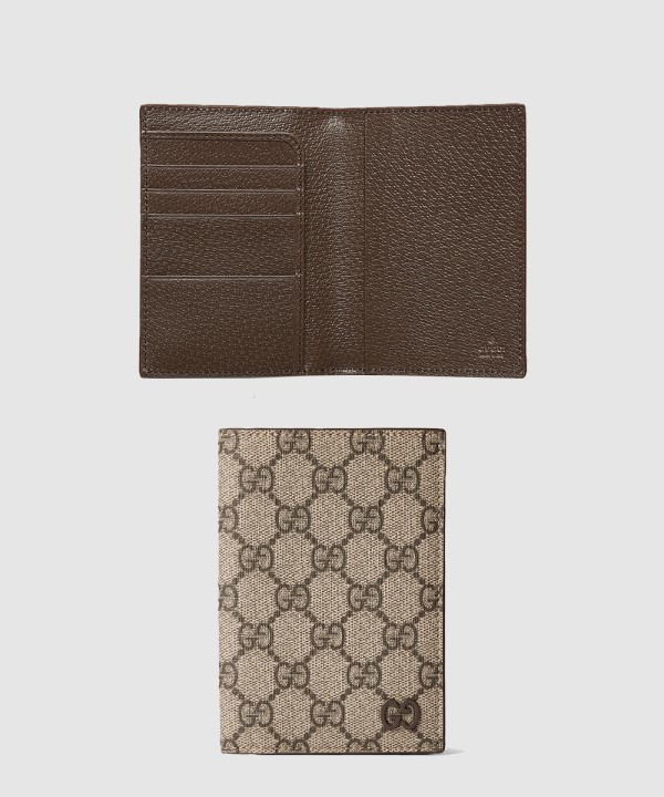 [GUCCI-구찌]브라운 내부 GG 여권 케이스 795229